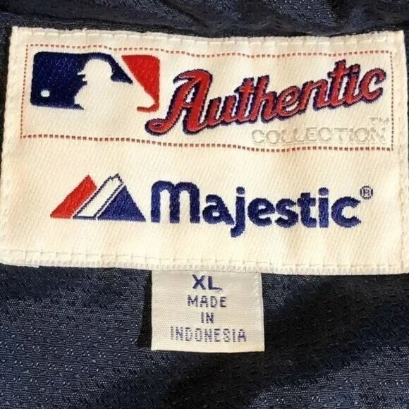 Minnesota Twins Youth Majestic Full Zip Navy Blue Jacket Boys Size XL - Picture 11 of 11